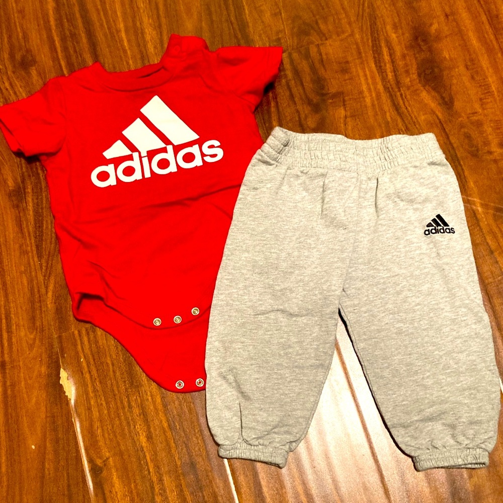 Adidas 9 month 2pc set